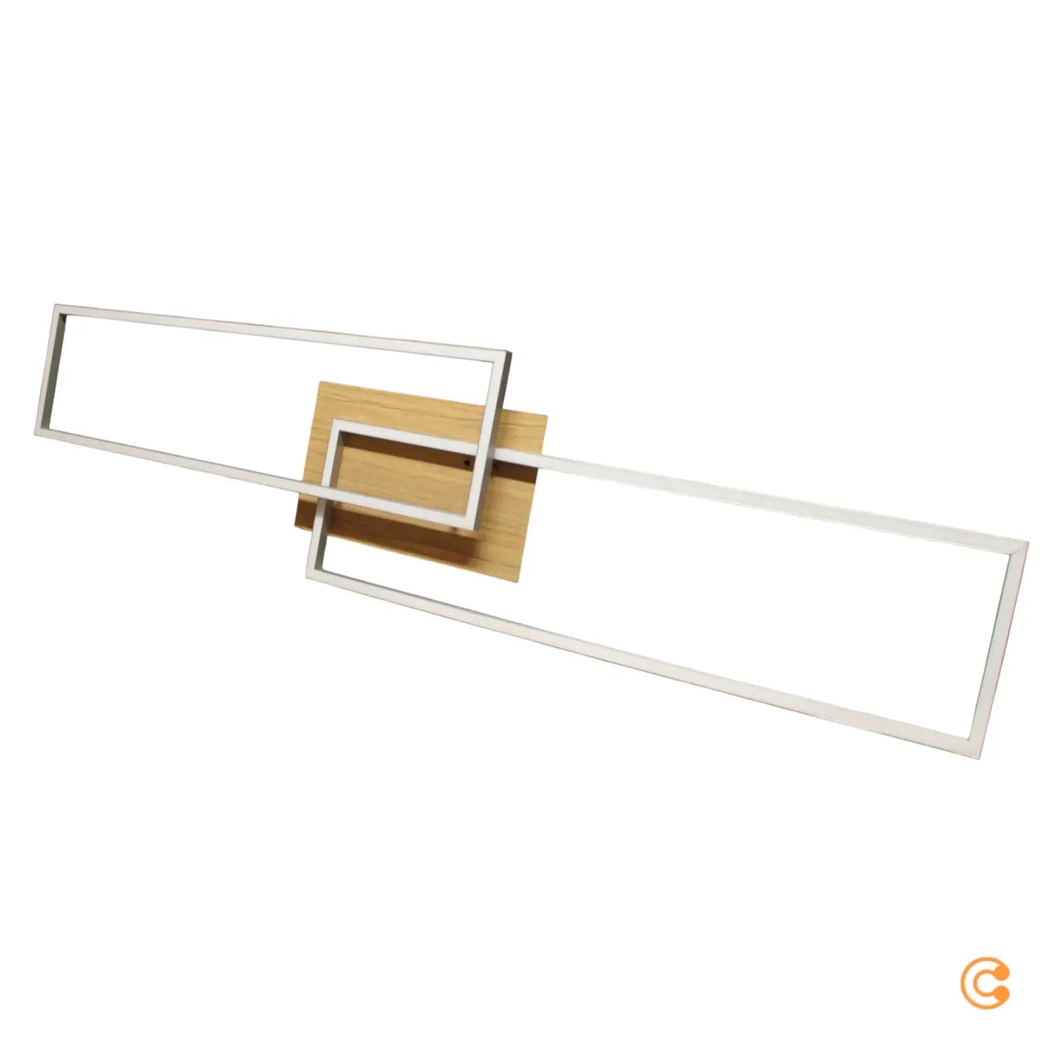 B-Ware Just Light Deckenleuchte Lampe Led Dimmbar Stahl Holz Fernbedienung Iven 11068 - 4043689971236