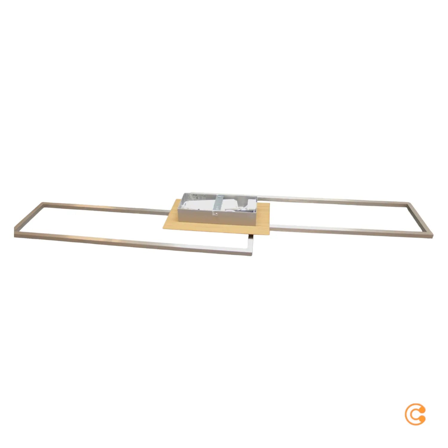B-Ware Just Light Deckenleuchte Lampe Led Dimmbar Stahl Holz Fernbedienung Iven 11068 - 4043689971236