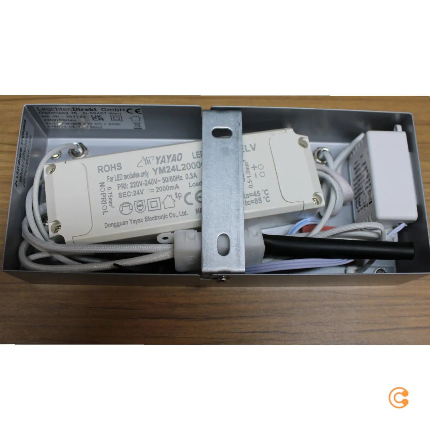 B-Ware Just Light Deckenleuchte Lampe Led Dimmbar Stahl Holz Fernbedienung Iven 11068 - 4043689971236