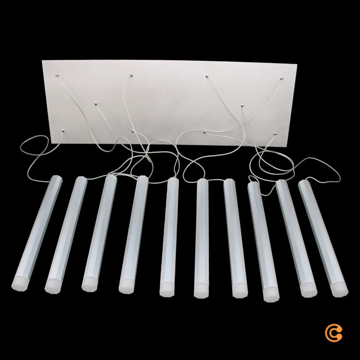 B-Ware Just Light. Led Pendelleuchte Bruno Aluminium Pendellampe Leuchte Deckenlampe