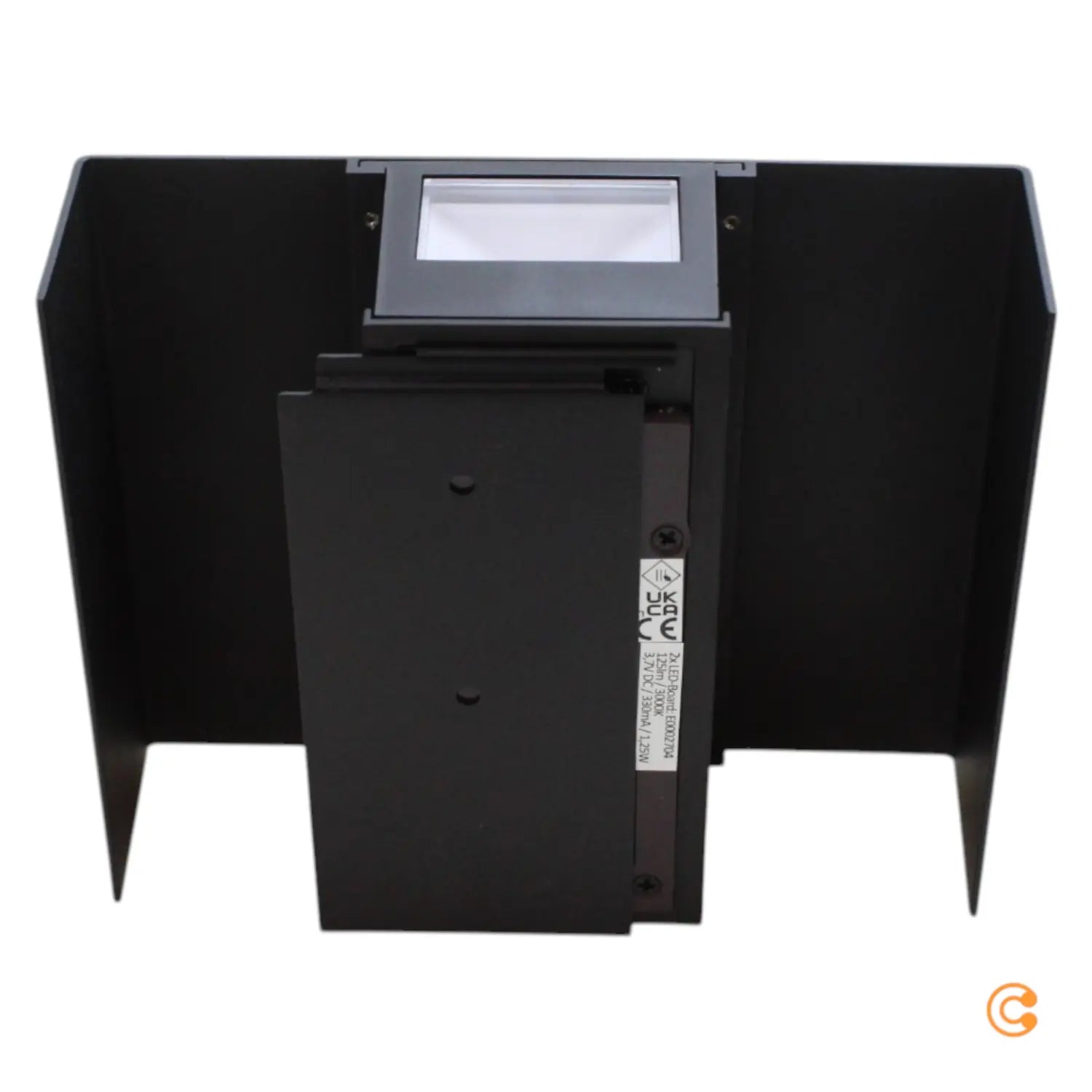 B-Ware Just Light Aussenleuchte Wandleuchte Led Sensorlampe Akku Schwarz Aluminium Usb - 4043689001650