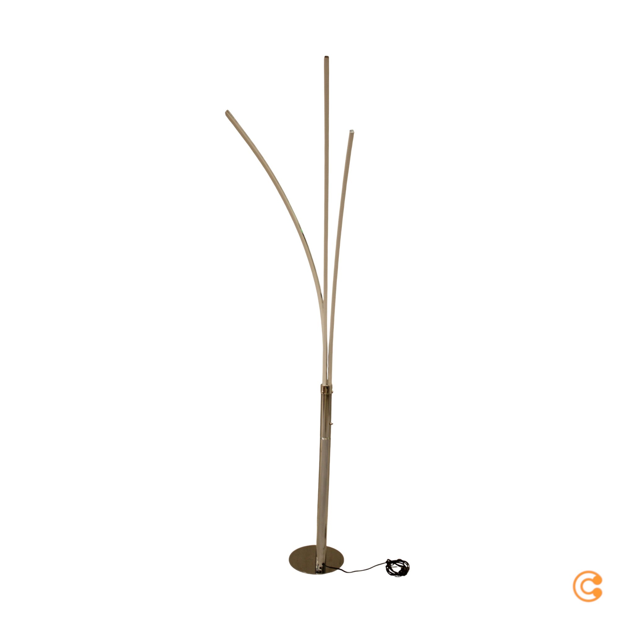 LED-Stehleuchte Lampe Maja Chrom Eisen Kunststoff Dreiflammig - 4043689951078
