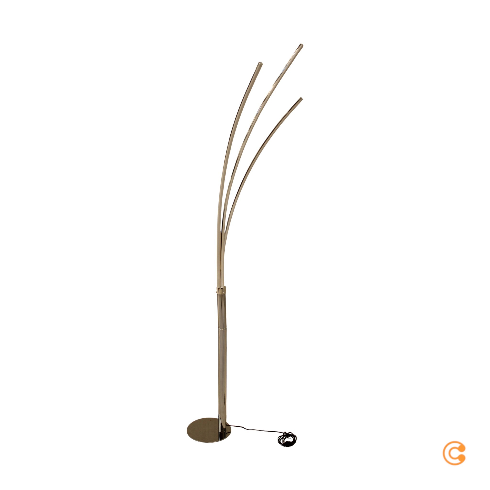 LED-Stehleuchte Lampe Maja Chrom Eisen Kunststoff Dreiflammig - 4043689951078