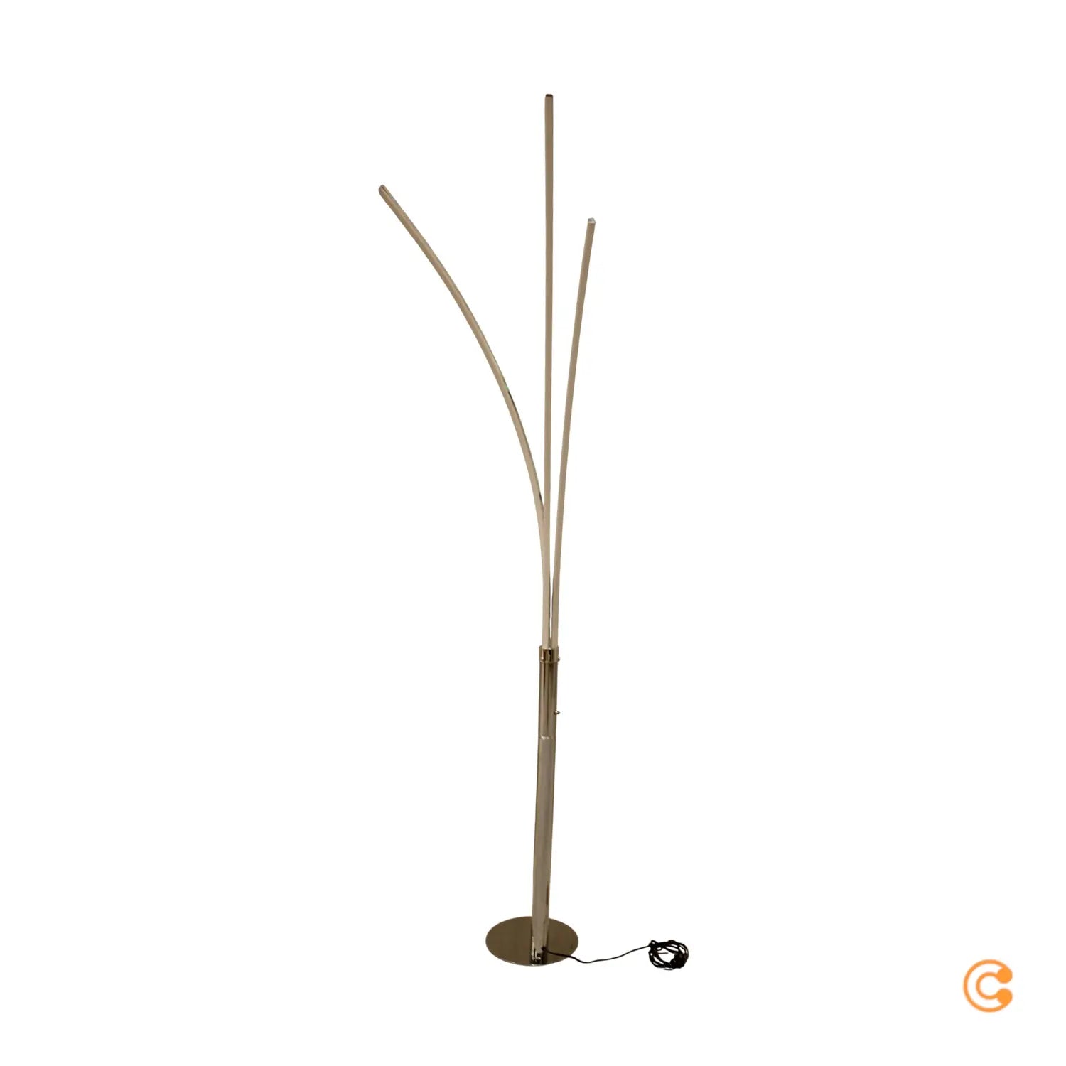 B-Ware Just Light Stehleuchte Lampe Led Leuchte Maja Chrom Dreiflammig Eisen Kunststoff - 4043689951078