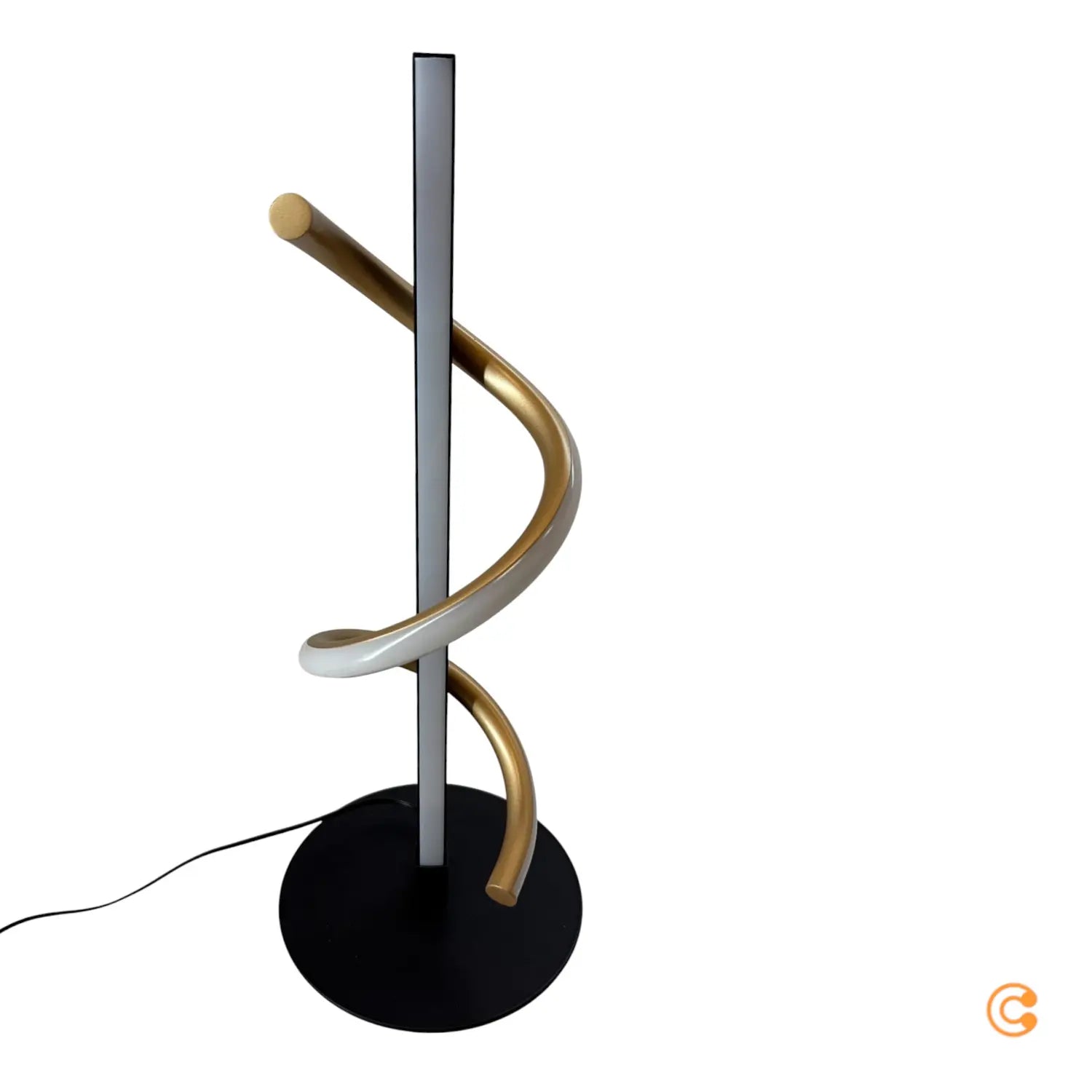 B-Ware Just Light Tischlampe Leuchte Led Eisen Schwarz Messing Tischleuchte Emanda - 4043689001919