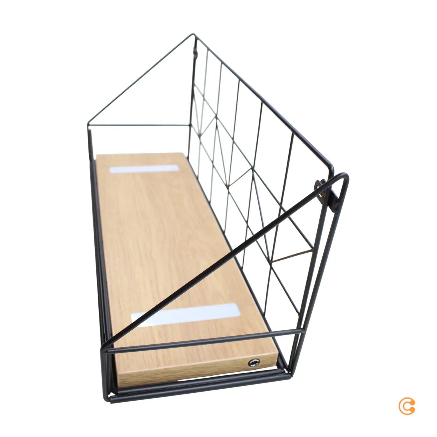 B-Ware Just Light. Led Wandleuchte Board Mit Holzregalboden 45 X 15 Cm Wandlampe Lampe