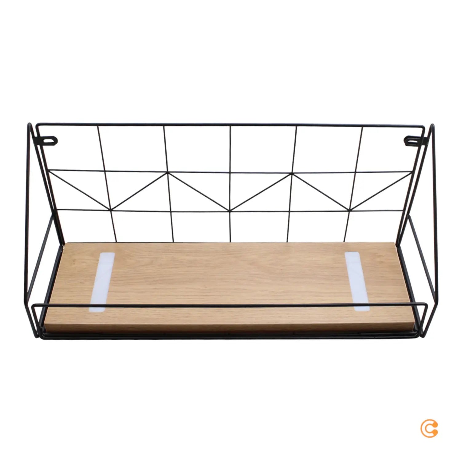 Just Light. Led Wandleuchte Board Mit Holzregalboden 45 X 15 Cm Wandlampe Lampe B-Ware - 4043689987527