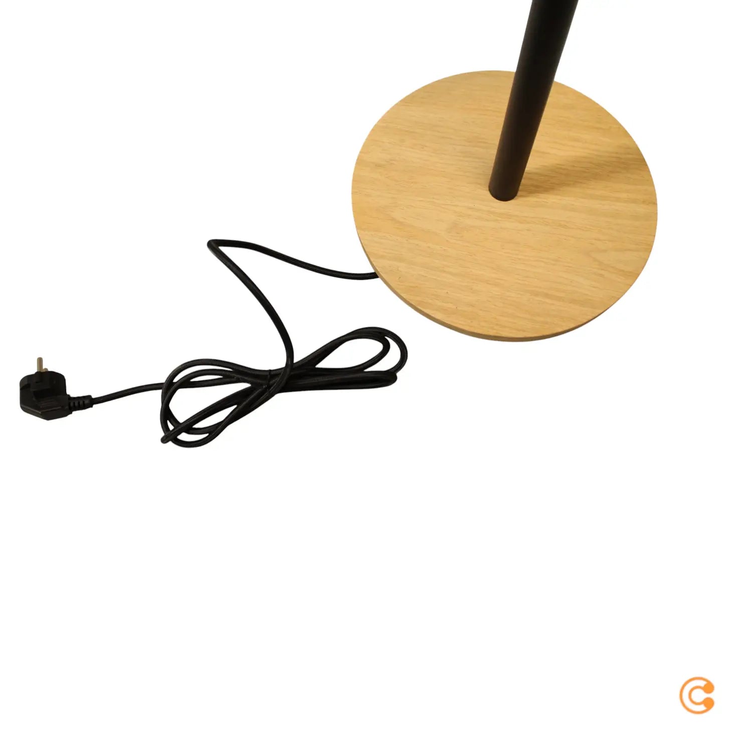 B-Ware Just Light Stehleuchte Standlampe Green Widow Glasschirme Schwarz Rauchgrau Holz - 4043689994952