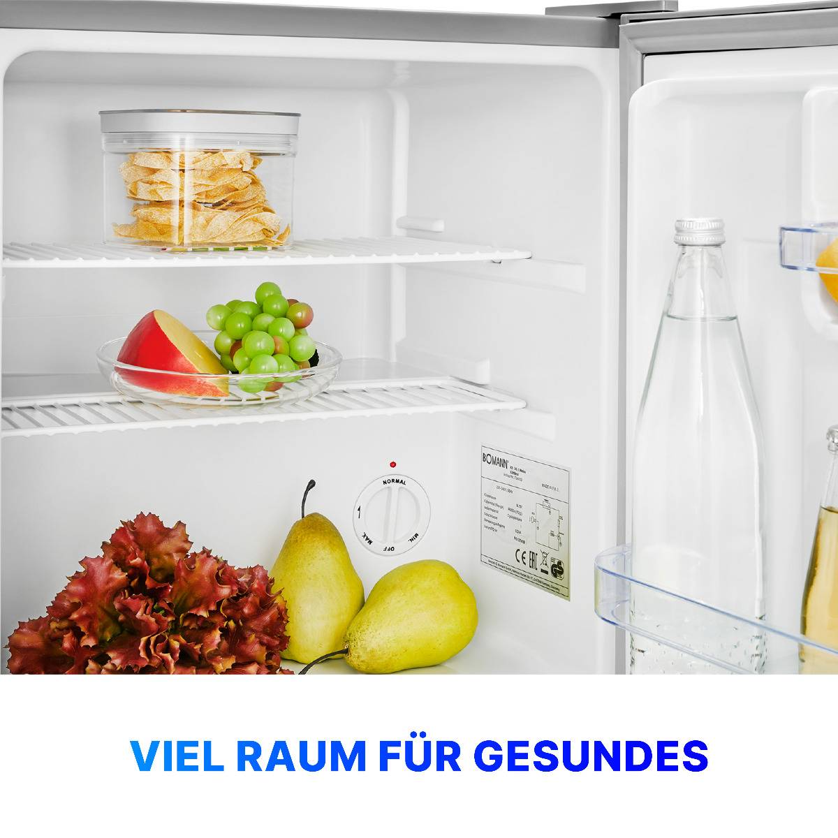 Bomann ix-look KB 7346 Kühlschrank 42l Standgerät Inox 220-240 V SIEHE TEXT/FOTO - 4004470734690
