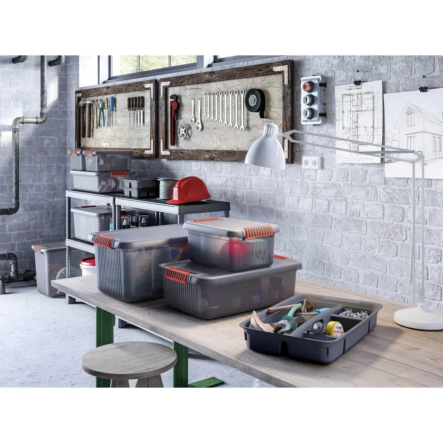 B-Ware Kis 237491 Aufbewahrungsbox K Latch Box Aufbewahrungskasten Kasten Xxl 69 L - 8013183086848