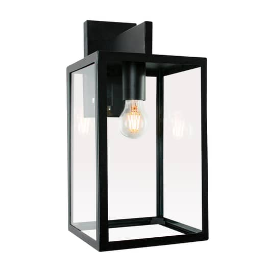 K.S. Verlichting Außenwandleuchte Außenwandlampe Lampe Leuchte Hampton Schwarz B-Ware - 8714732732345