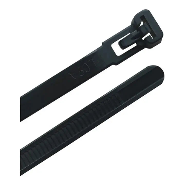 B-Ware Kabelbinder Bindeband Kabelbinder Schwarz 100mm 3,6mm Wieder Lösbar 10 Sets - 4250799937520