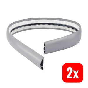 B-Ware Tru Components Kabelbrücke Kabelkanal Pvc Grau Kanäle 1 Länge 1,8 M 2 Stück