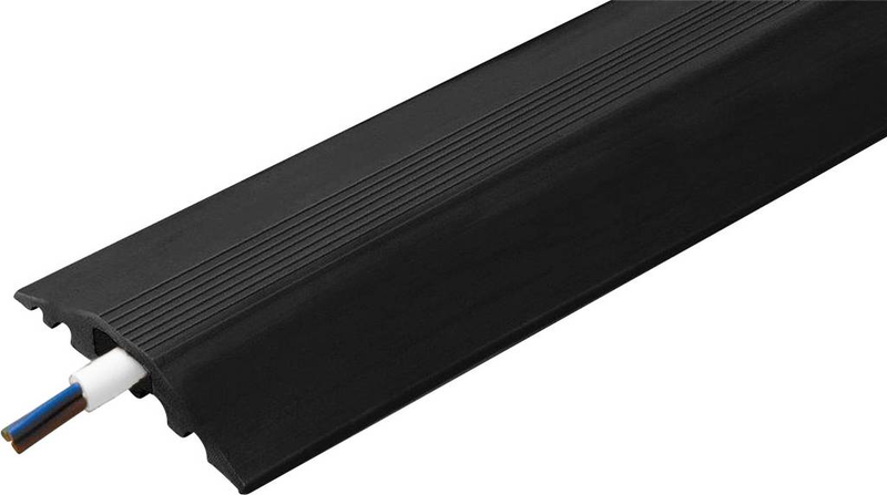 Vulcascot Kabelbrücke Kabelkanal Kabelschutz Gummi 3000 Mm Schwarz  B-Ware - 5060429031882