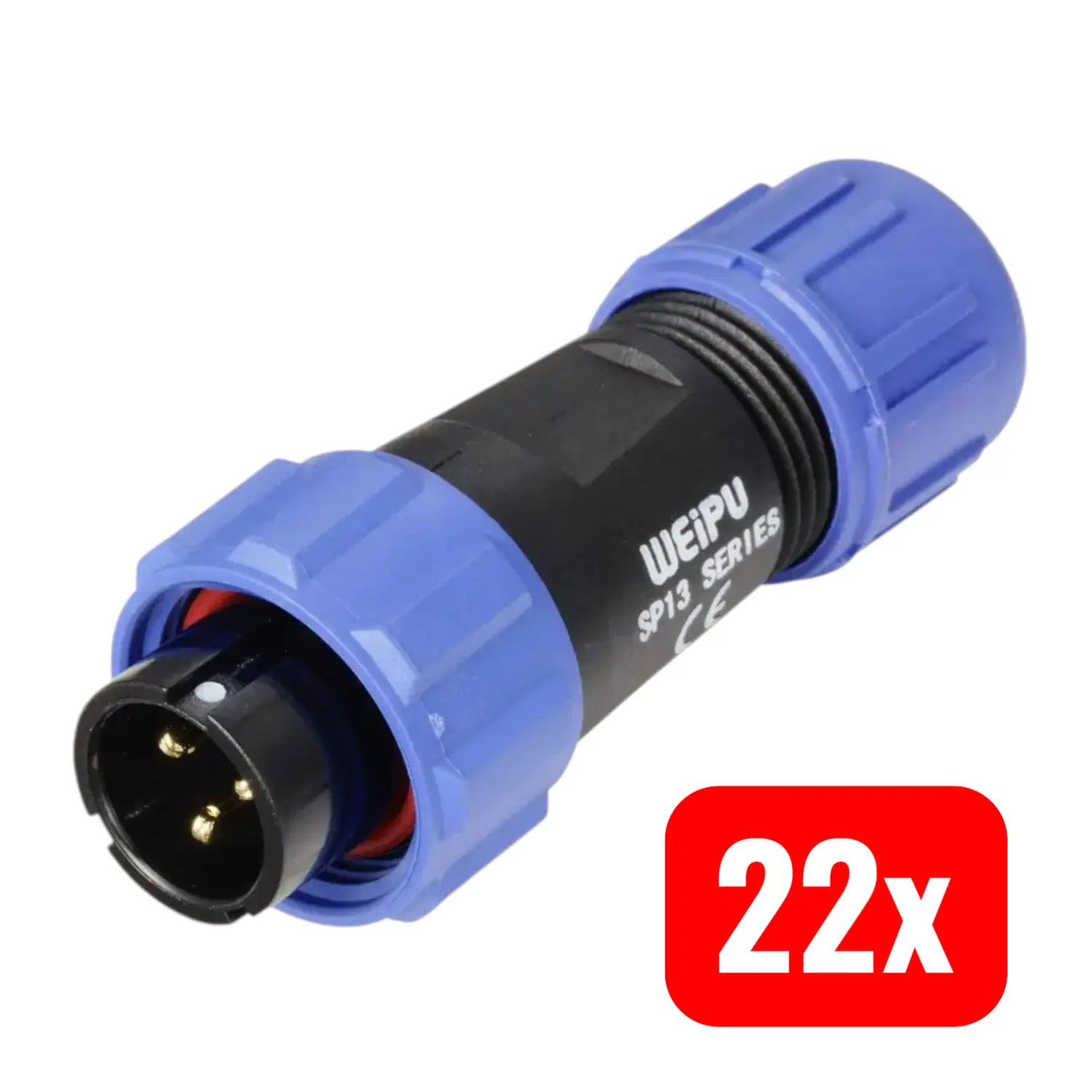 B-Ware Weipu Sp1310 P 3 I Rundstecker Stecker Verbinder 3polig Ip68 Sp13 Serie 22 Stück - 2050001514158