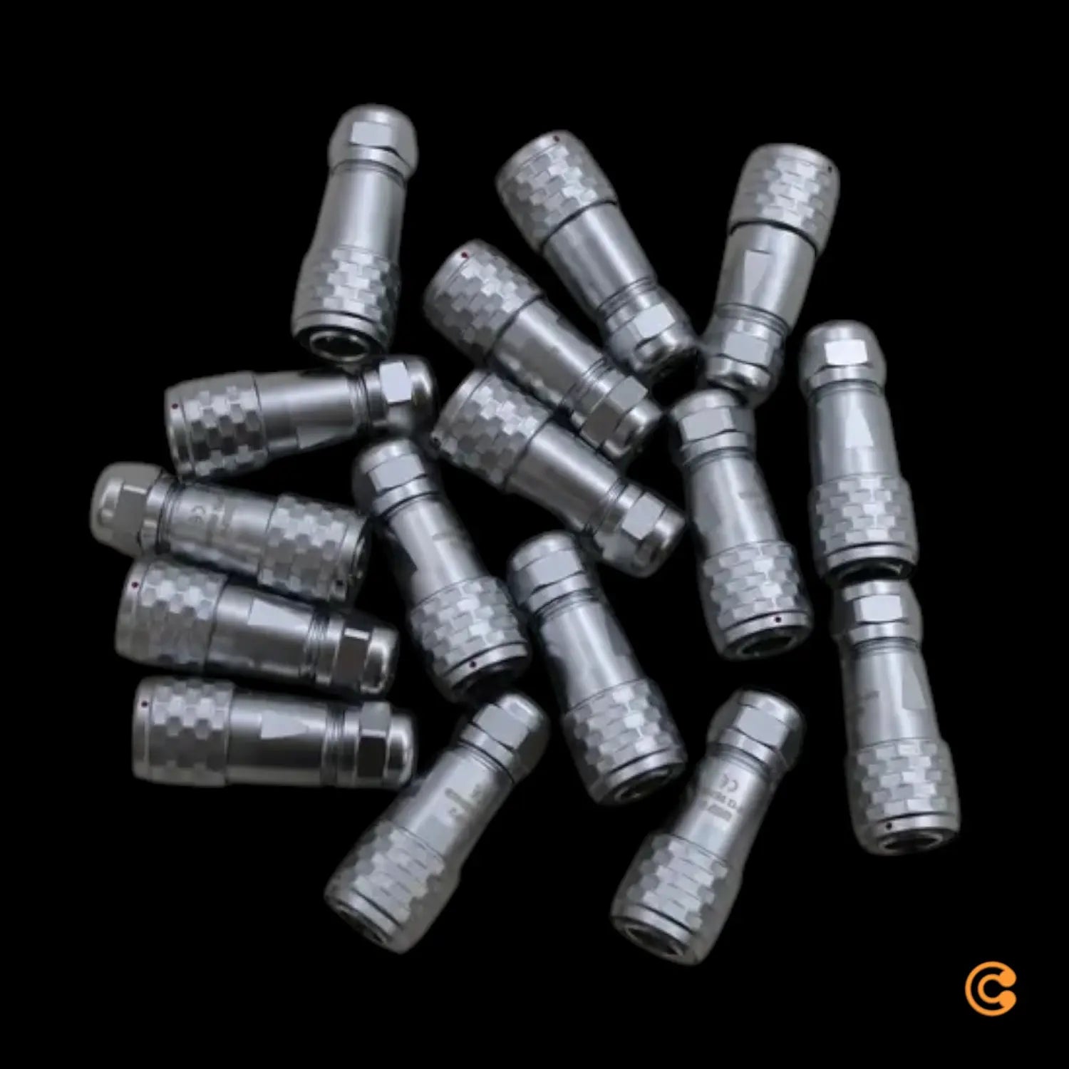 B-Ware Weipu Rundstecker Stecker Serie Sf1210/P2 Verbinder Push Pull 2 Pol Löt 16 Stück - 2050001554826
