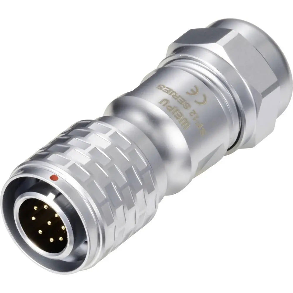 B-Ware Weipu Rundstecker Steckverbinder Stecker Sf1210/P9 Ii 9polig Sf12 Push 5 Stück - 2050001554888