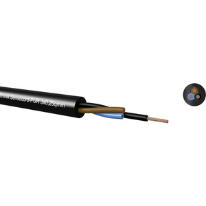 B-Ware Kabeltronik 2454 P3409 100 Sensorleitung Sensocord 4x 0.34 Mm² Schwarz 100m