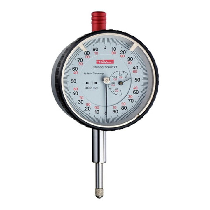 B-Ware Käfer Messuhr Feinmessuhr Fm1000 S Stoßschutz 1mm 0001mm Analog Kalibrierung - 4054773008936