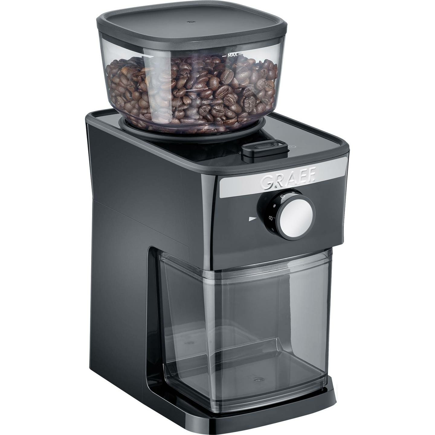 Graef Cm252 Eu Kaffeemühle Mühle Edelstahl Scheibenmahlwerk Schwarz 130 W B-Ware - 4001627029678