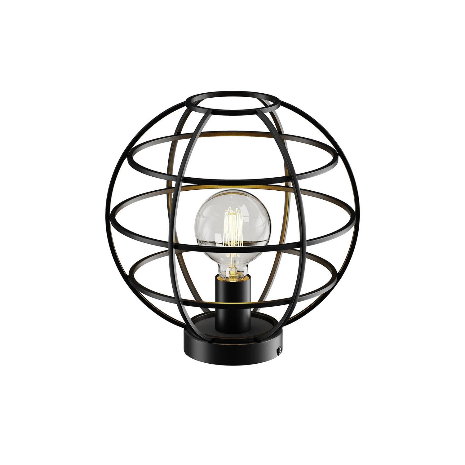 B-Ware Käfig Tischleuchte Bekira Tischlampe Leuchte Lampe Schreibtischleuchte Schwarz - 4251096563061