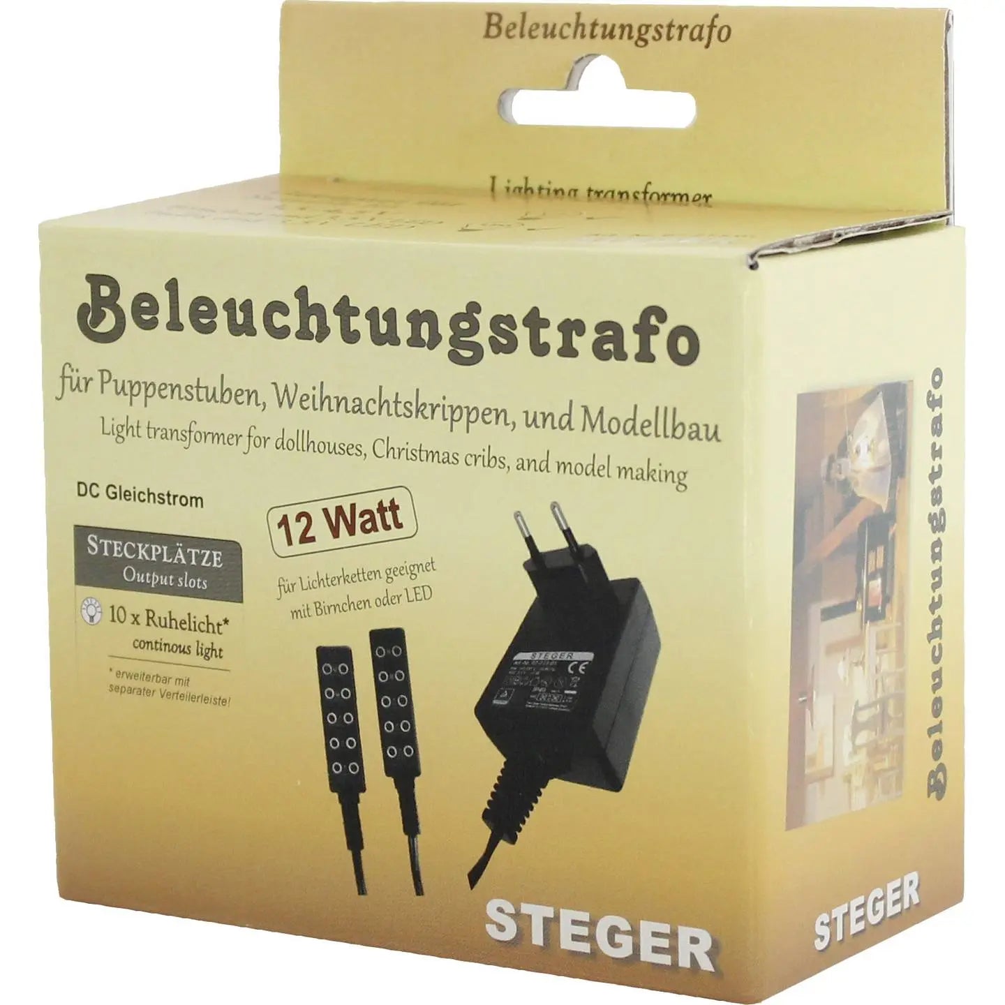 B-Ware Kahlert Licht Beleuchtungstrafo Netzteil Trafo Krippenbau Ruhelicht Lämpche638 - 4026179609635