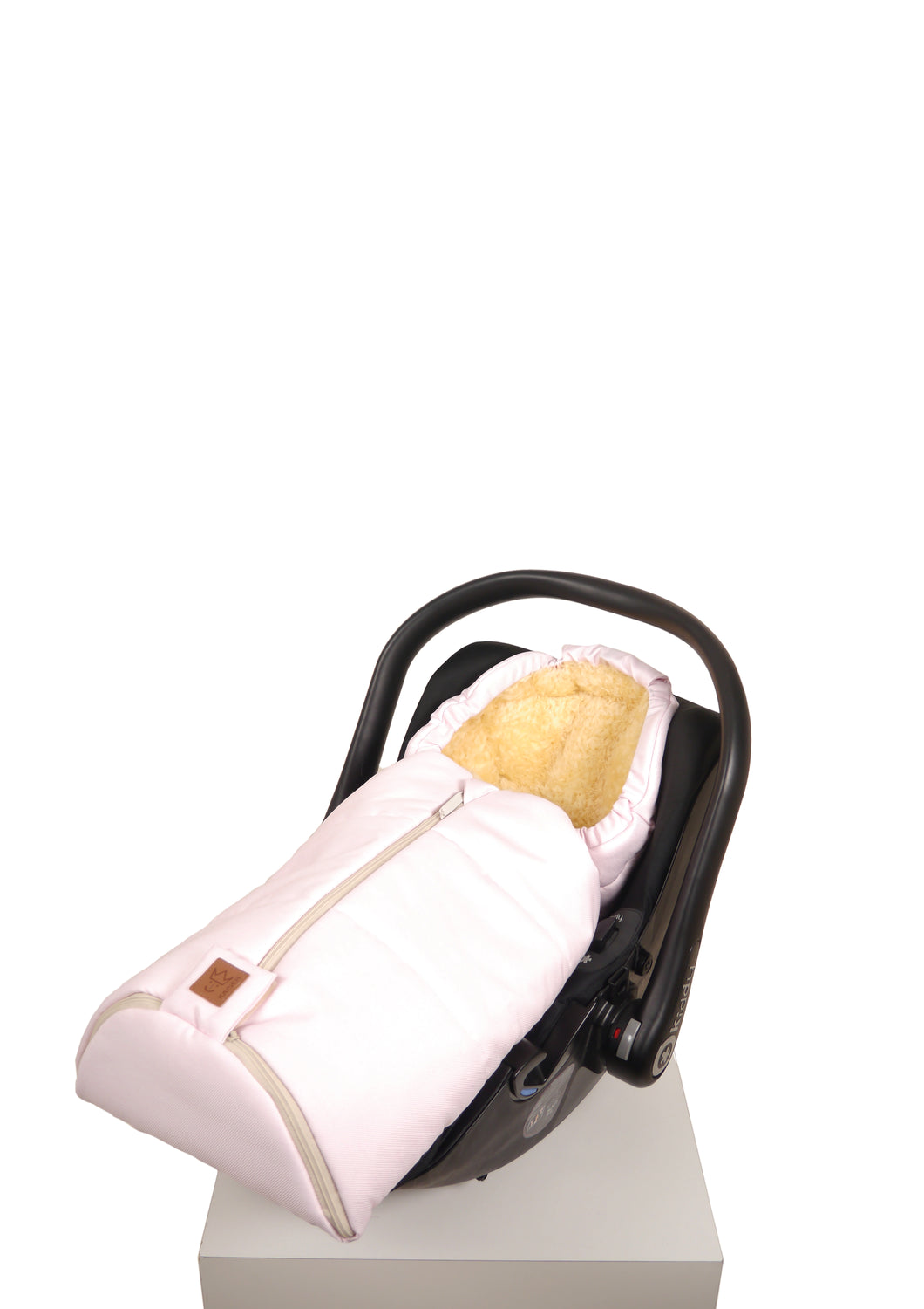 B-Ware Kaiser Emma Lammfell Fußsack Für Babyschale Waffle Rose 0 Bis 12 Monate Größe 0 - 4011863341113