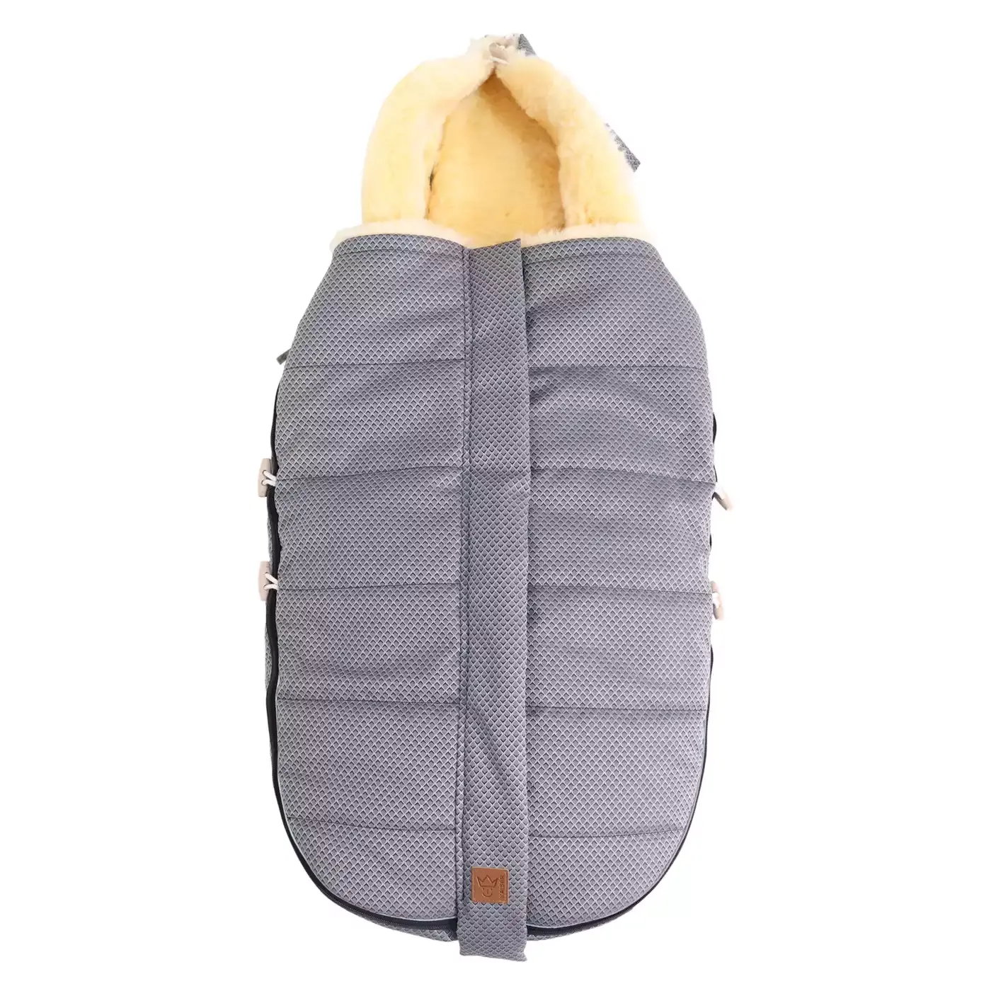 B-Ware Kaiser Fußsack Kinderwagen Lammfell Allex Anthrazit Universal Geeignet 105x48cm - 4011863408120