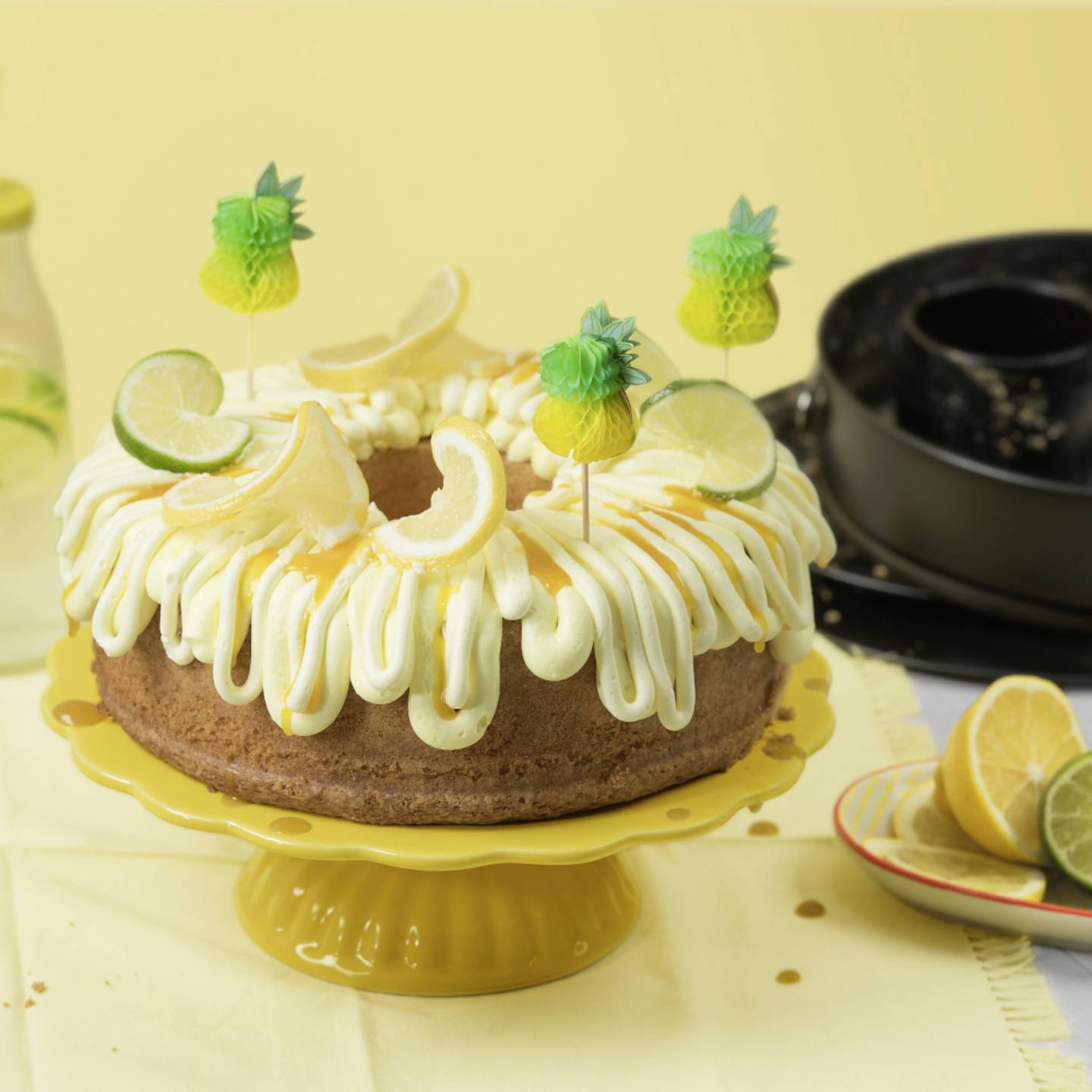 Kaiser Springform Backform Kuchen 28cm Schwarz Flachboden Rohrboden 4 STÜCK - 4006932621067