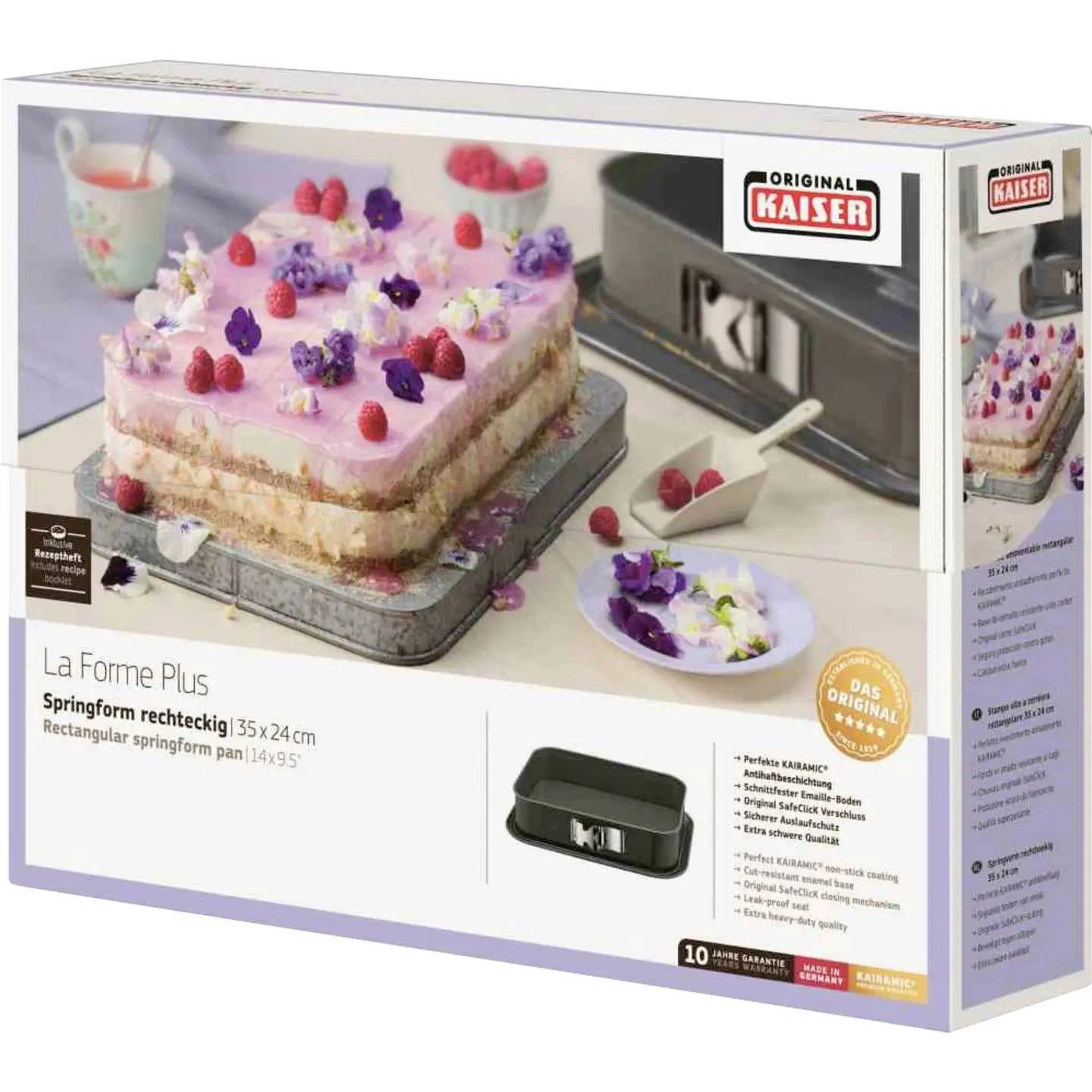 B-Ware Kaiser Springform Backform Kuchenform La Forme Plus Safe Click 35 Cm Antihaft - 4006932638072