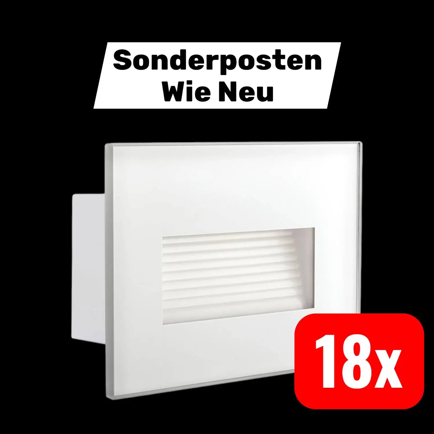 B-Ware Kanlux Glasi 33690 Außeneinbauleuchte Led Lampe Fest Eingebaut 18 Stück - 5905339336903