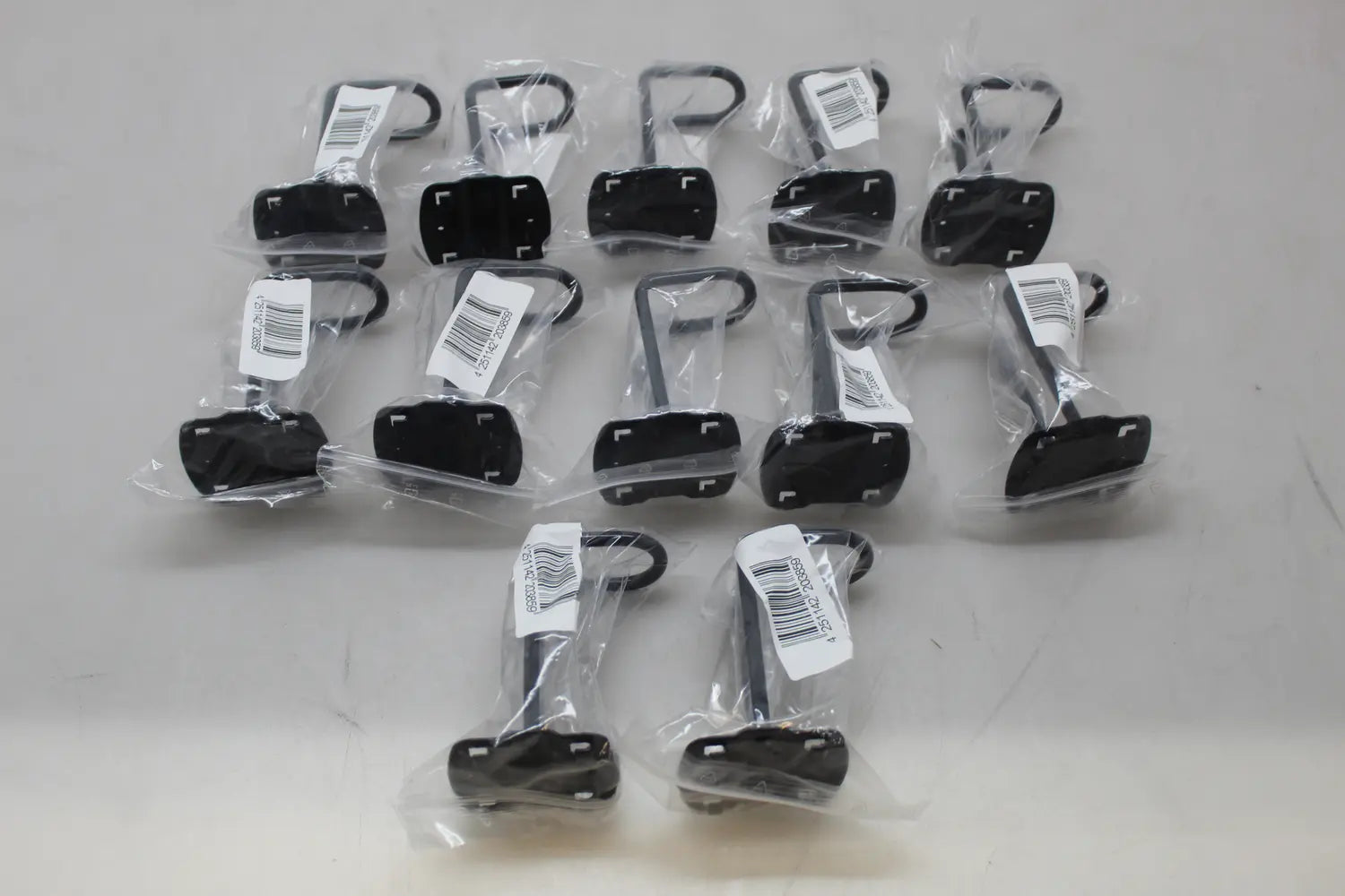 B-Ware Kappes Kabelhalter Halterung Raster Plan Kabelhalt Anthrazitgrau L 100mm 12 Stück - 4251142203859