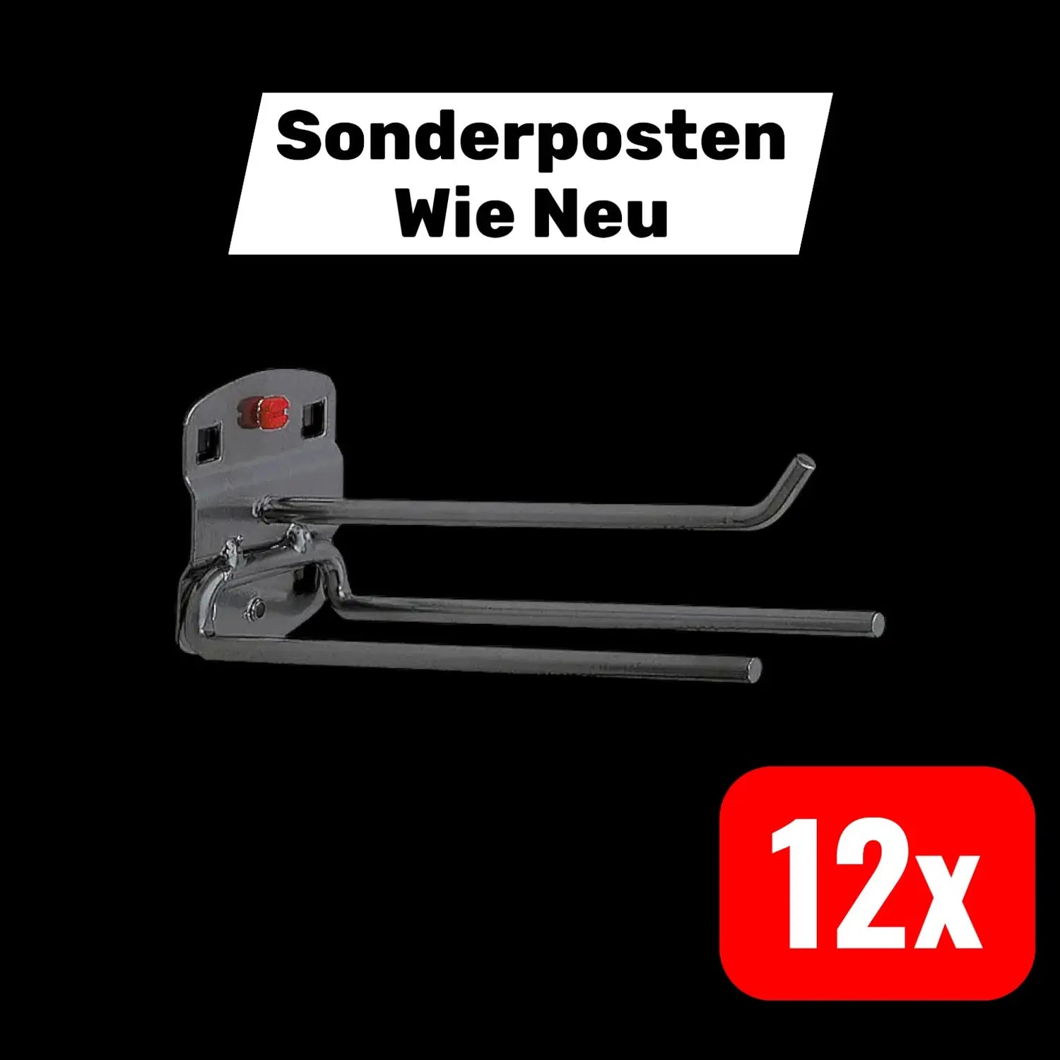 B-Ware Kappes Werkzeughalter Halter Raster Plan Halterung 3 Fach 150x45mm 12 Stück - 4251142203705