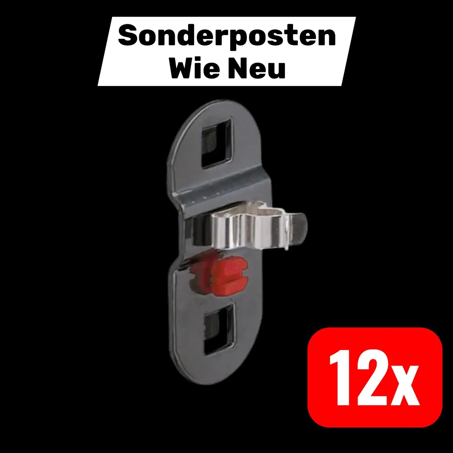 B-Ware Kappes Werkzeugklemme Raster Plan Werkzeughalter ø 19mm Grundplatte 12 Stück - 4251142240786