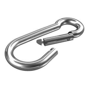 B-Ware Dörner + Helmer 4915084 Karabinerhaken Edelstahl A2 8 Mm X 80 Mm Haken Karabiner