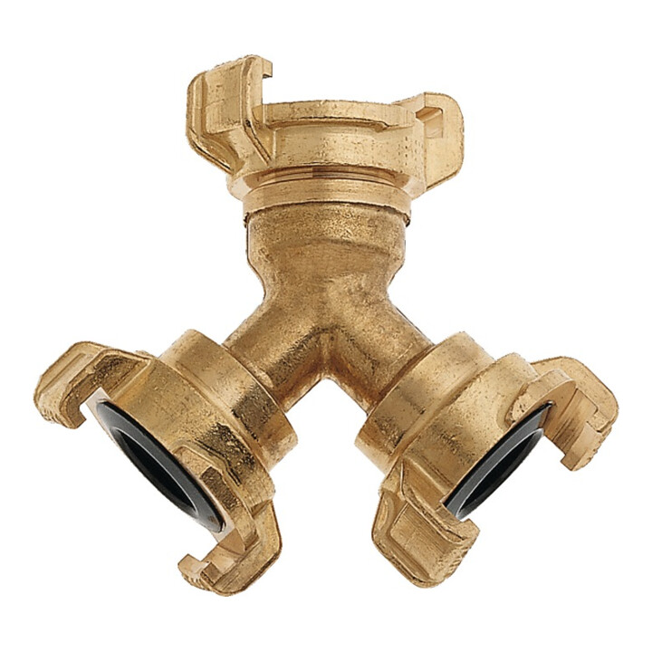 Karasto Abzweigstück Verbindungsstück Geka Plus Messing Schlauchgröße 9,5 38mm B-Ware - 4015933033649