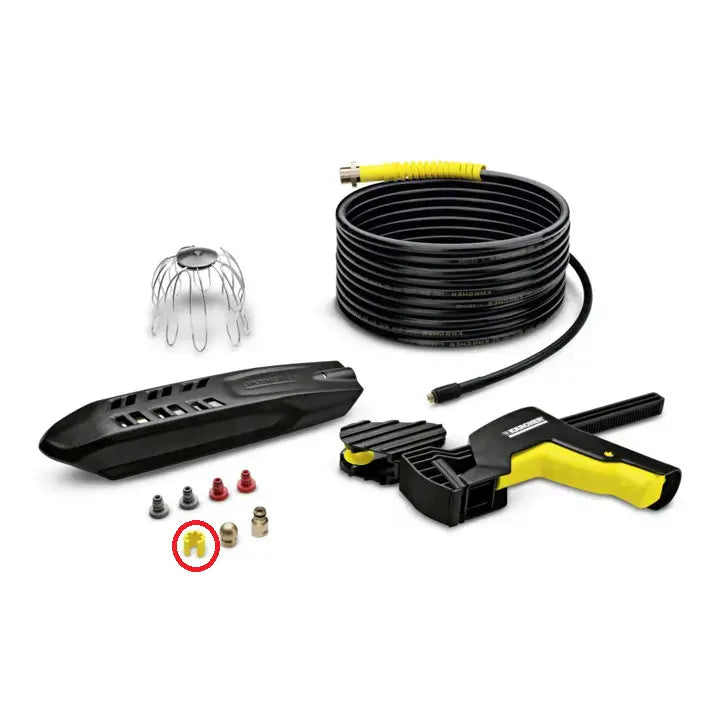 B-Ware Kärcher Rohrreinigungsset K2 K7 Dachrinnenreiniger 20 M Siehe Text/Foto - 4039784523685