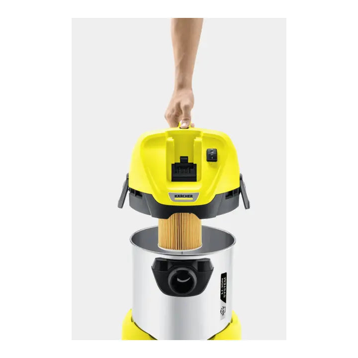 B-Ware Kärcher Mehrzwecksauger Nass Trockensauger Akku Wd 3 Battery Premium Edelstahl - 4054278291864