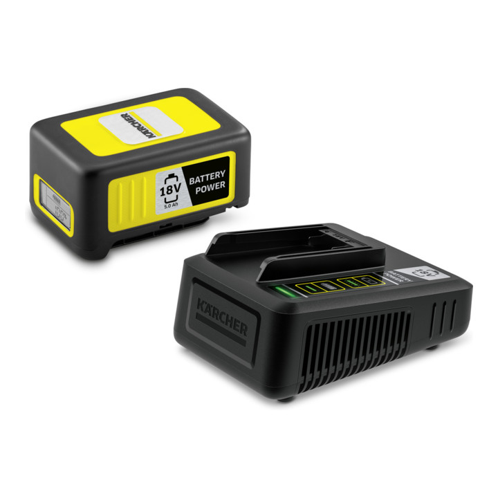 Kärcher Starter Kit Batterie Set Akku Hauptschlüsselwort 1850 Power System B-Ware - 4054278650371