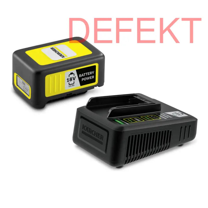 D-Ware Kärcher Starter Kit Batterie Set Akku Hauptschlüsselwort 1850 Defektware - 4054278650371