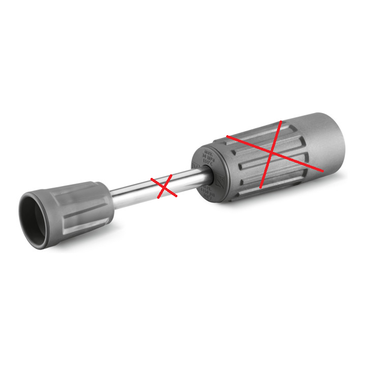 Kärcher Strahlrohr Lanze 250mm Edelstahl Handverschraubung Siehe Text/Foto B-Ware - 4054278256900