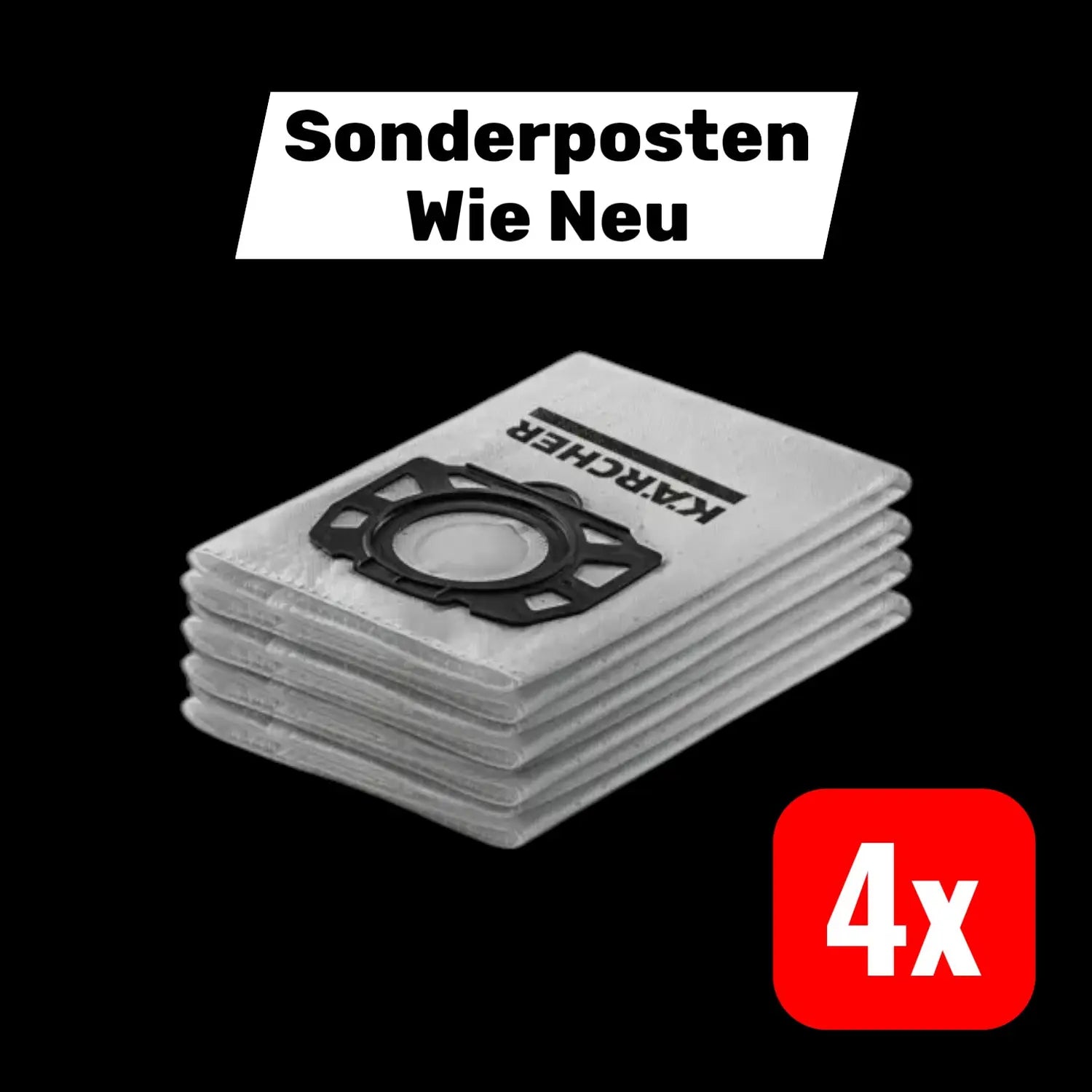 B-Ware Kärcher Vliesfilterbeutel Renovation Wd 4 6 Filtersystem 4 Stück - 4066529053671