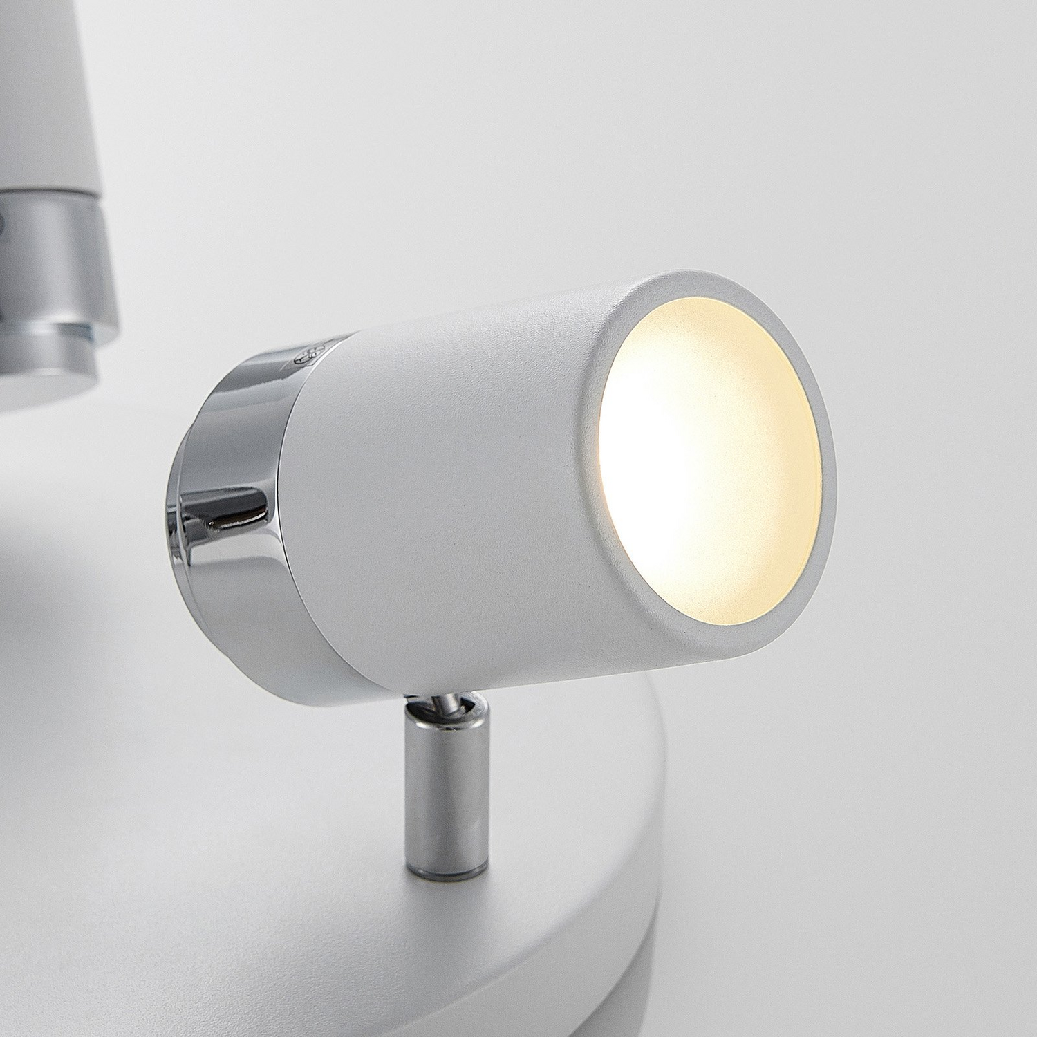 Lindby Kardo Bad Deckenrondell In Weiß Und Chrom Deckenlampe Deckenlicht Gu10 B-Ware - 4251096544350