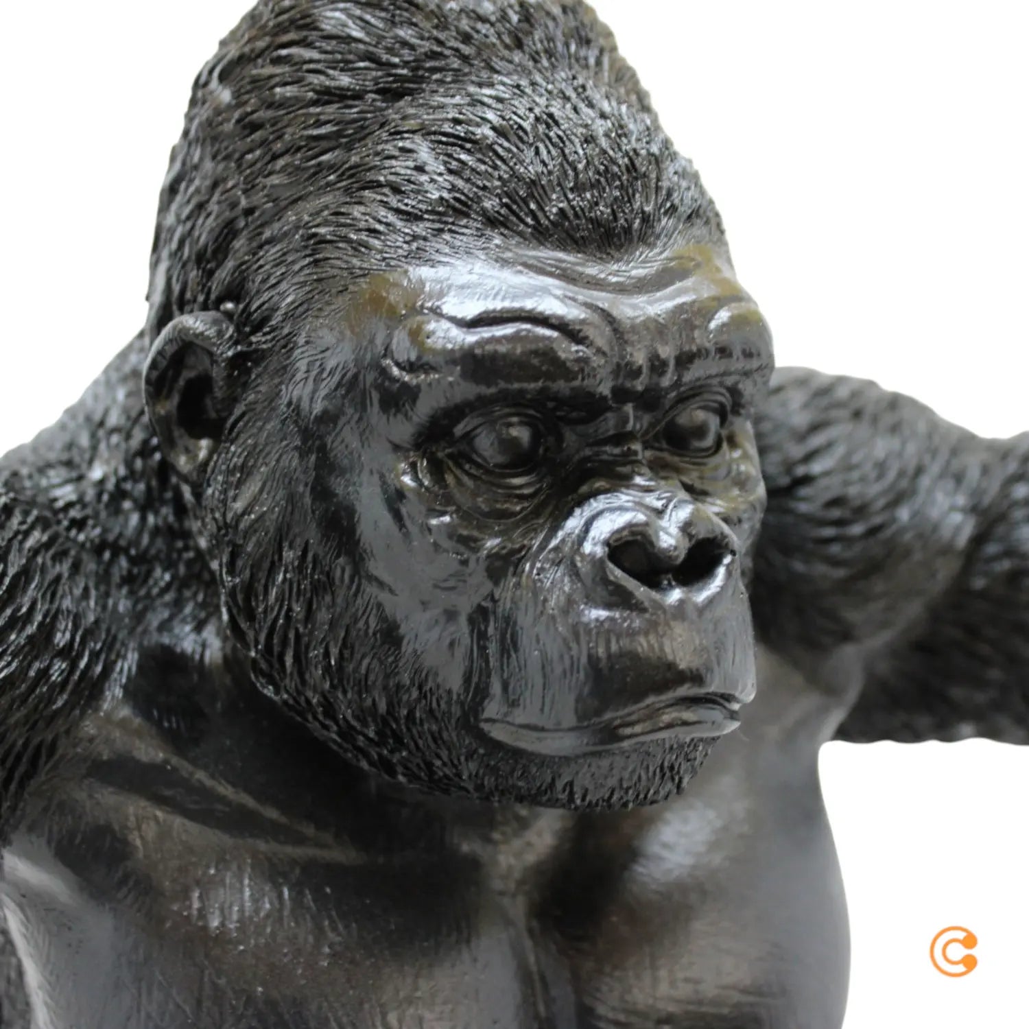 B-Ware Kare Animal King Kong Tischlampe Schreibtischlampe Tischleuchte Mit Textilschirm - 4025621531302