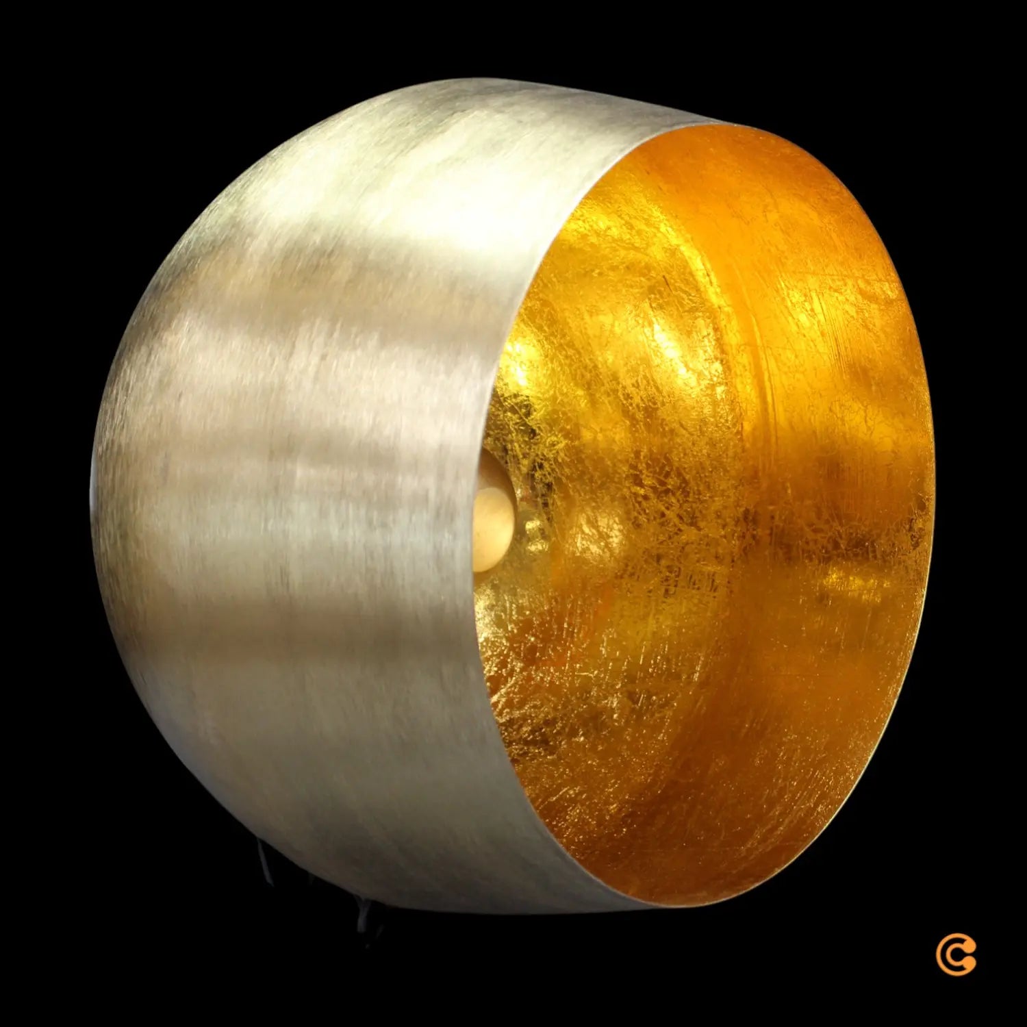 B-Ware Kare Bodenleuchte Stehlampe Apollon Gold ø 50 Cm Lichtquelle Siehe Text/Foto - 4025621543183