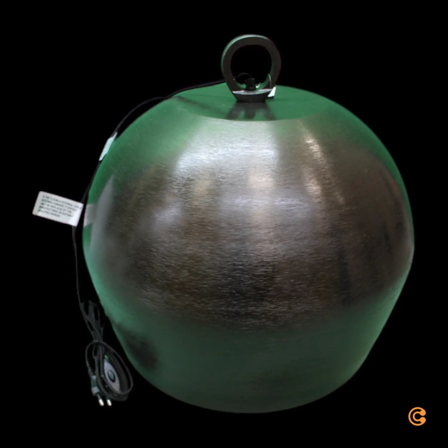 B-Ware Kare Apollon Bodenleuchte Sockelleuchte Leuchte Lampe Licht E27 Schwarz ø 50 Cm