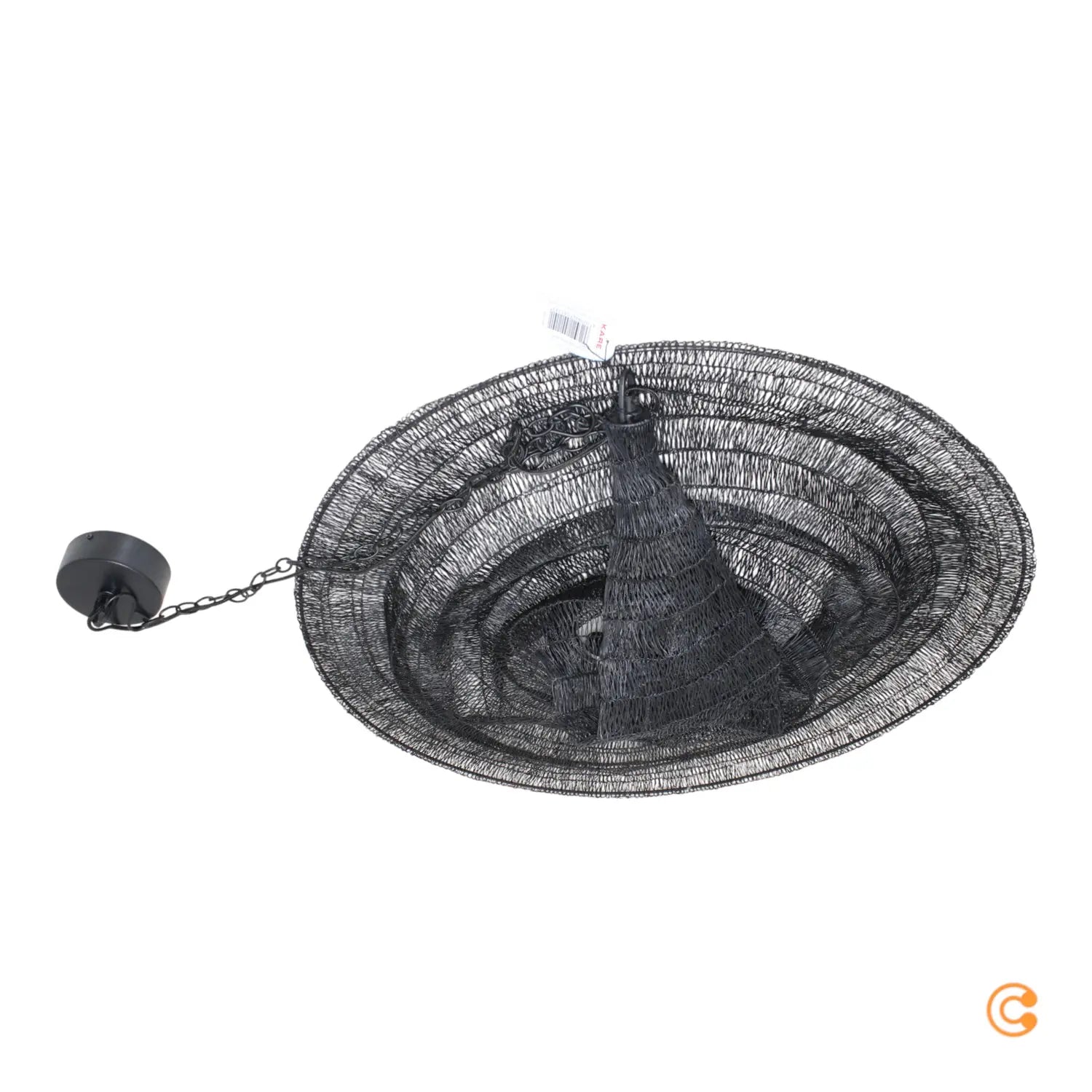 B-Ware Kare Cocoon Hängeleuchte Pendelleuchte Lampe Leuchte Schwarz Metall ø 89 Cm - 4025621541141