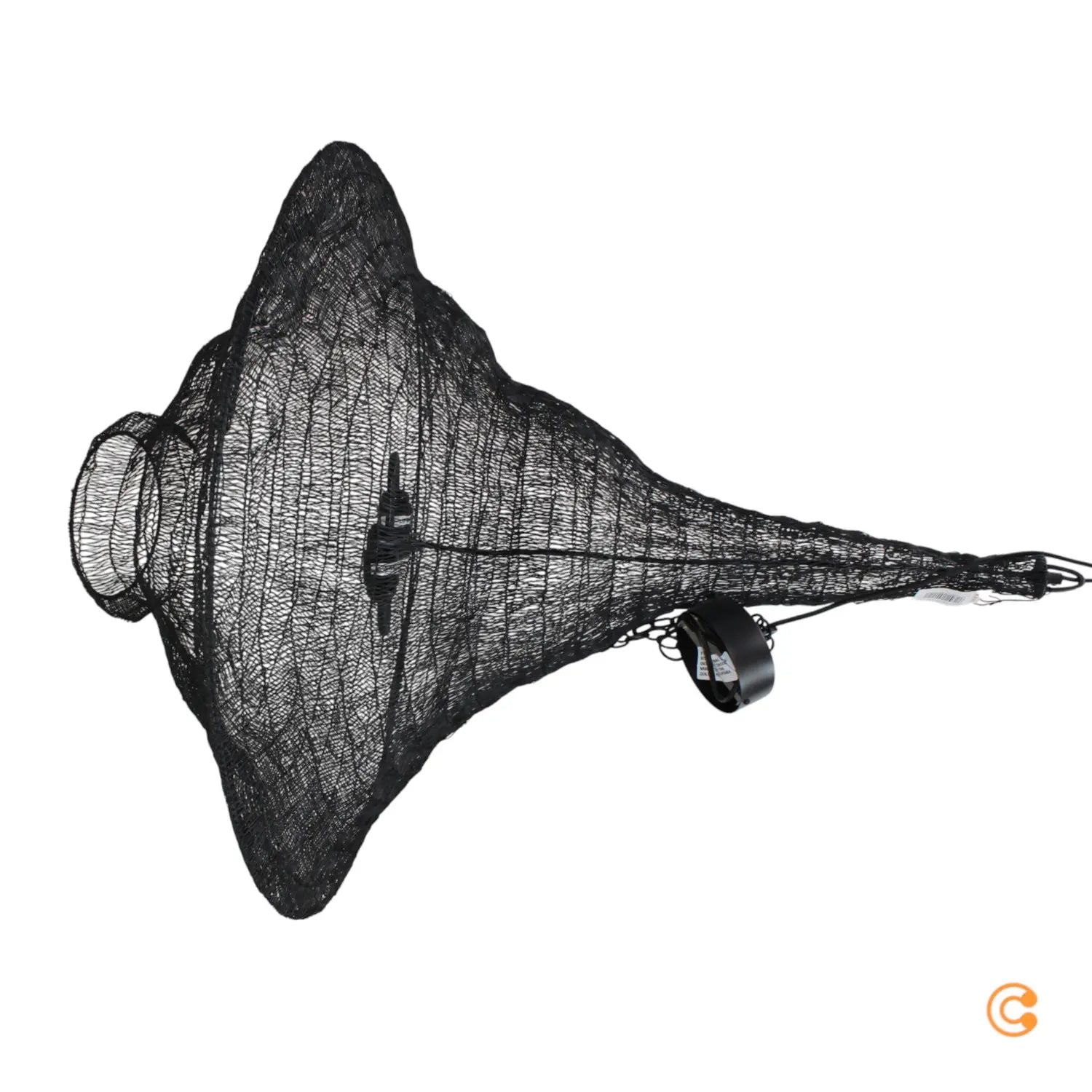 B-Ware Kare Cocoon Hängeleuchte Pendelleuchte Lampe Leuchte Schwarz Metall ø 89 Cm - 4025621541141