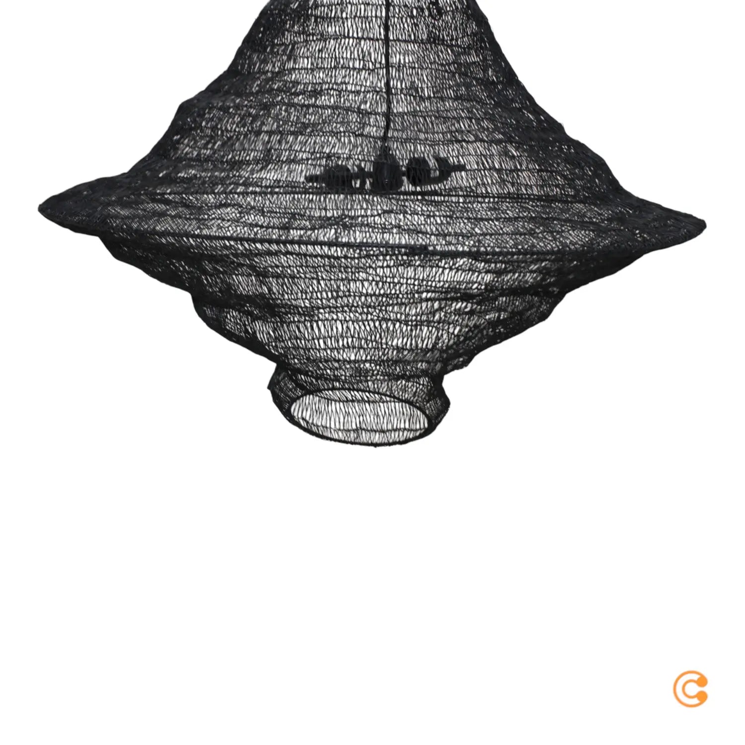 B-Ware Kare Cocoon Hängeleuchte Pendelleuchte Lampe Leuchte Schwarz Metall ø 89 Cm - 4025621541141