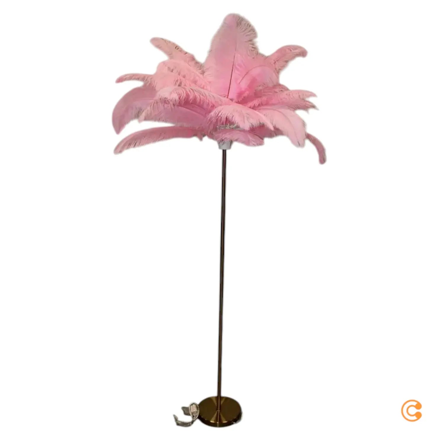 B-Ware Kare Feather Palm Stehleuchte Stehlampe Standleuchte Leuchte E27 Mit Federn P986 - 4025621537489